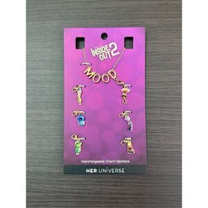 Disney Pixar Inside Out 2 Mood Charms Necklace Set